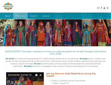 Tablet Screenshot of danceversity.com